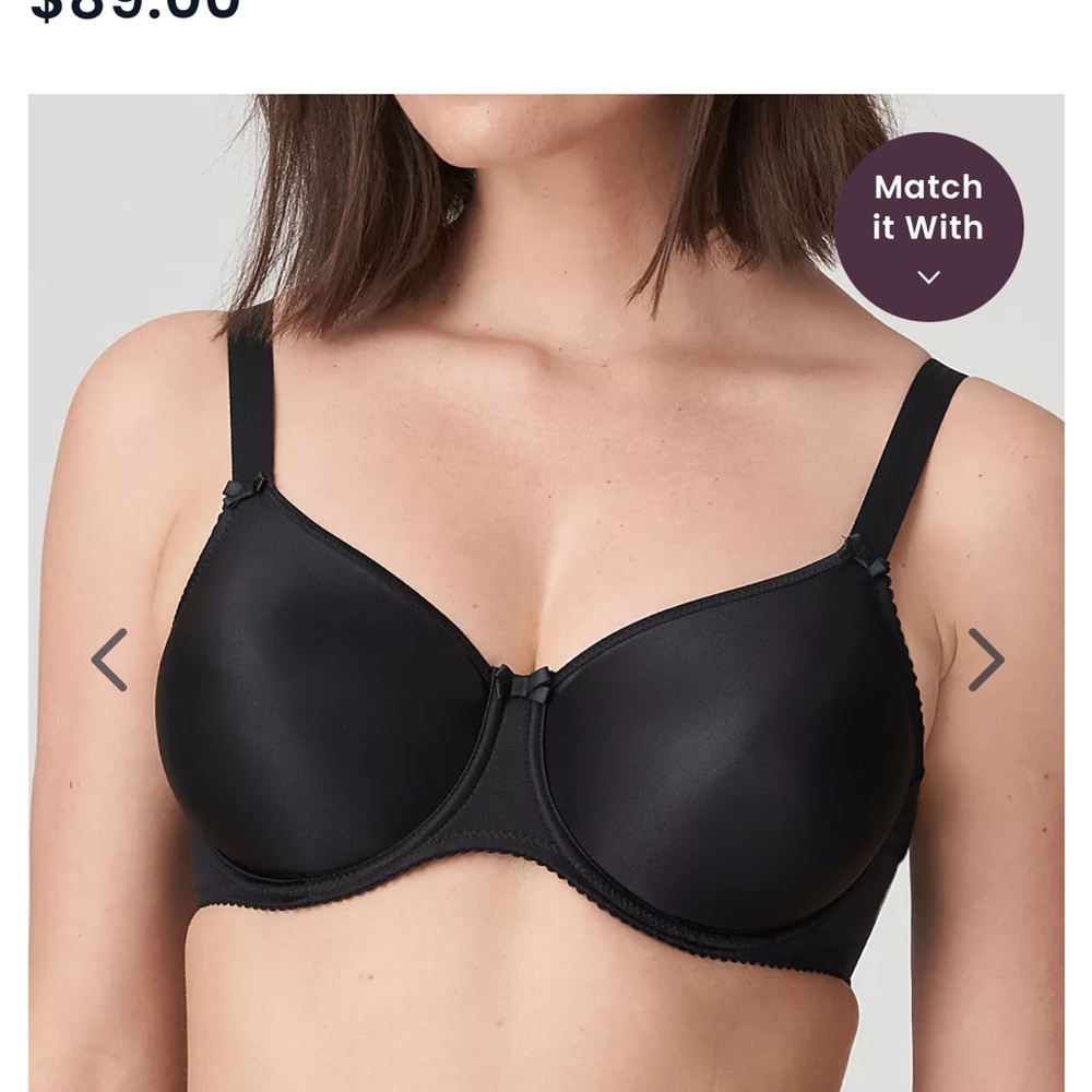 Prima Donna Black and tan Seamless Underwire Bra
